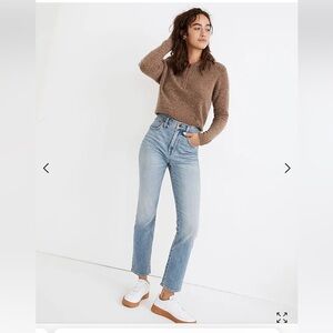 Madewell Blue Slim Demi Boot Womens Jeans Size 24